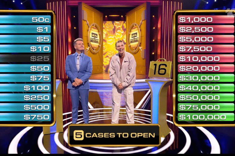 Tahlia Fellows’ shows off her winning smile on Deal or No Deal after finishing clear aligner treatment at Urban Smile in Melbourne